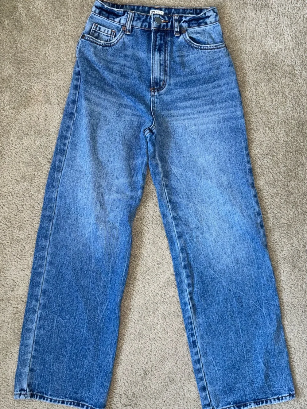 Billabong Light Blue Denim Jeans with Contrast Stitching